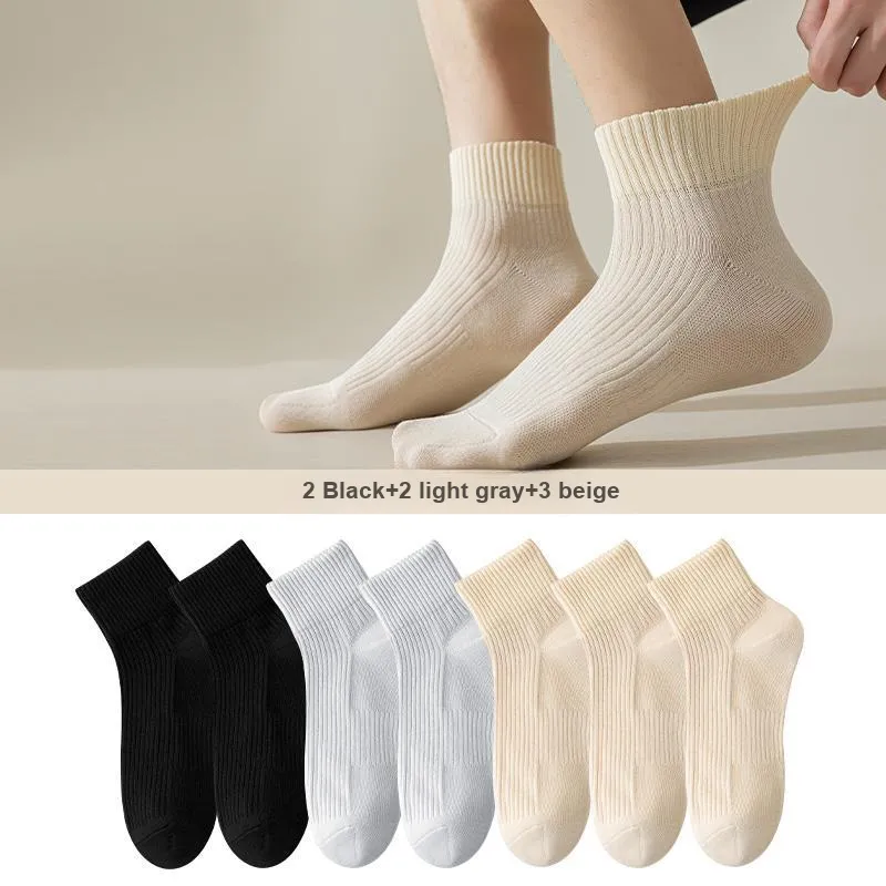 7 SEVFUN Mid Calf Socks Unisex Combo Set-27