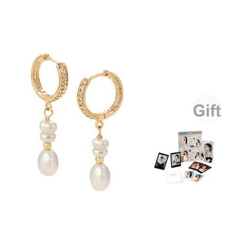 Amber Lollipop Simple White Series Жемчужные серьги Женские