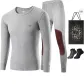 Knee Protector Windproof 100% cotton Clothing Sets (Light Gray) Comes with 2 Pack Cotton Socks+Shopping Bag
