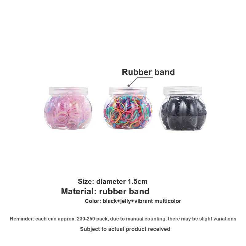 Yiru Rubber Band Hair Tie Headpiece Hair Accessory Kids'-2