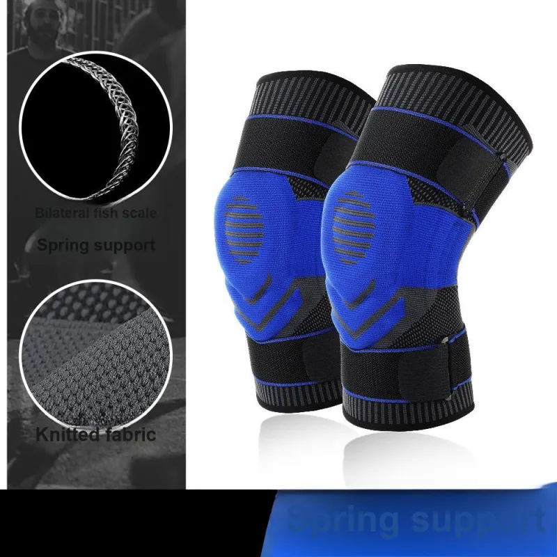 TMT Running Unisex Nylon Elastane Silicone Knee Pads-3
