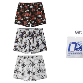 Yalu Boxer Shorts Men's Shopping Bag Combo Set