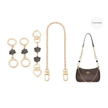 Gloya Metal Bag Accessories Women's Gold Tone