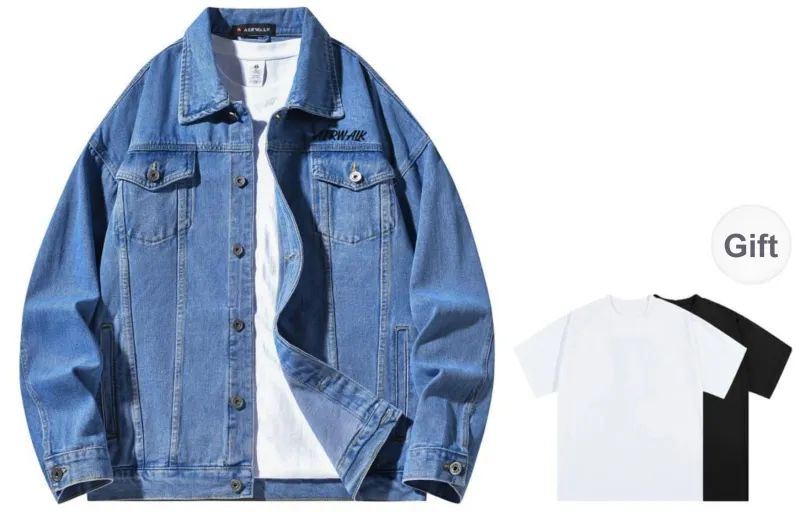 Airwalk Denim Jackets Unisex-19