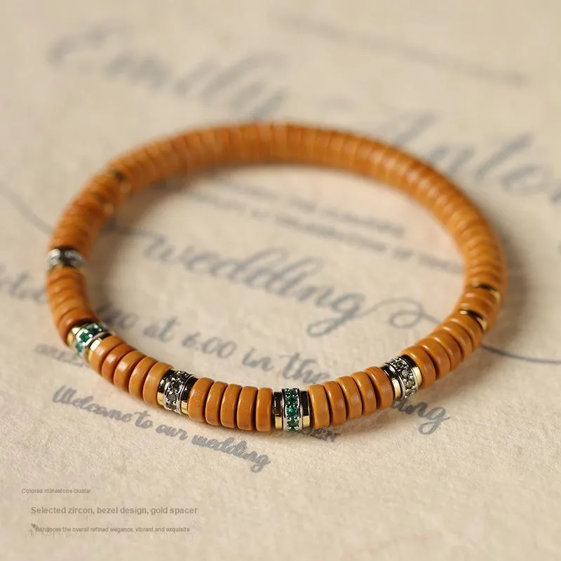 JIYAO Olive Pit Bracelets Unisex-2