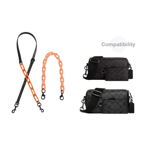 Ingenuity Handmade Микрофибра Материал Сумка Ремень Унисекс Черный Оранжевый