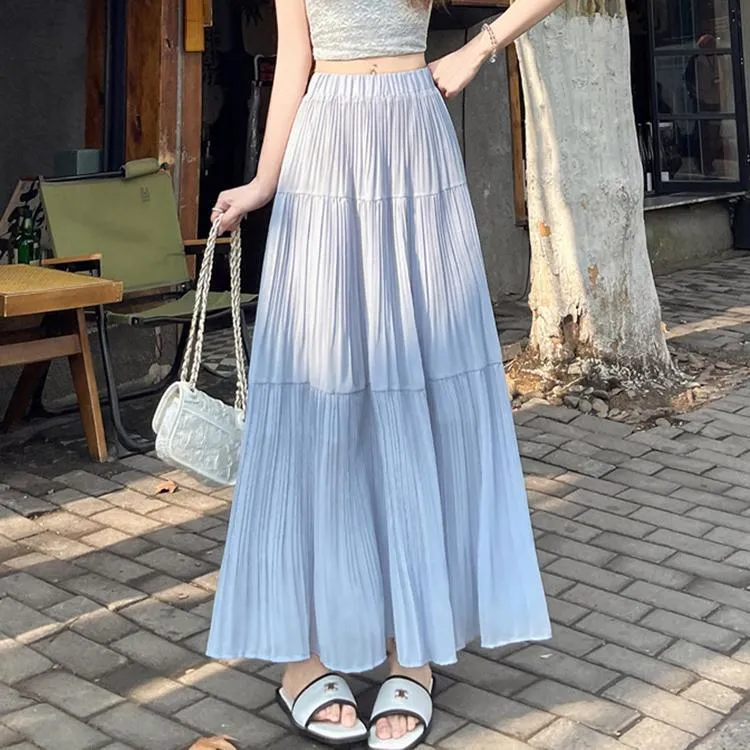 PAVEA Casual Long Skirts Women's-13