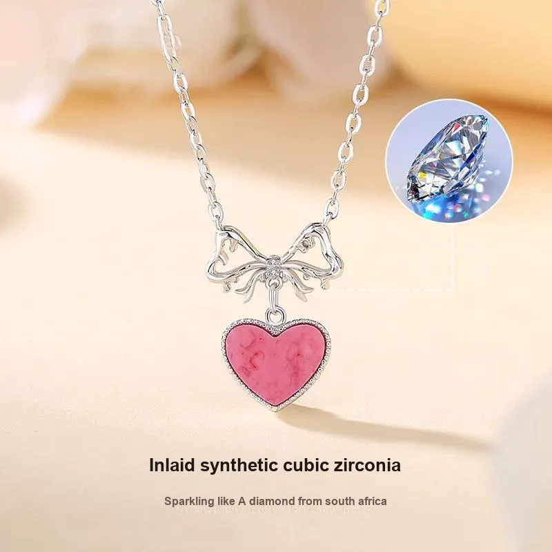 Heart To Heart 999 Fine Silver Necklaces Women's-3