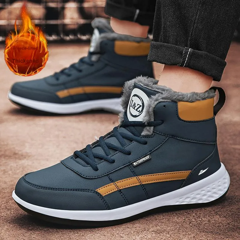 Kuding Full-Coverage Warm Slip-Resistant Water-Resistant Cushioning Skateboard Shoes Men's-10