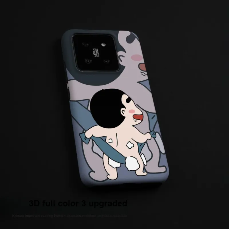 Keshami PC Material Fully Enclosed Impact Resistant Matte Scrubber Aixin Phone Cases Suitable For Xiaomi 14/14pro-7