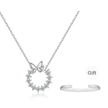 Colev Kie S925 Silver Luxury Niche Design Necklaces Women's Gold