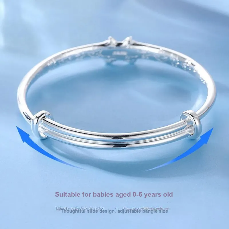 AFN 999 Fine Silver Bangles Kids'-2