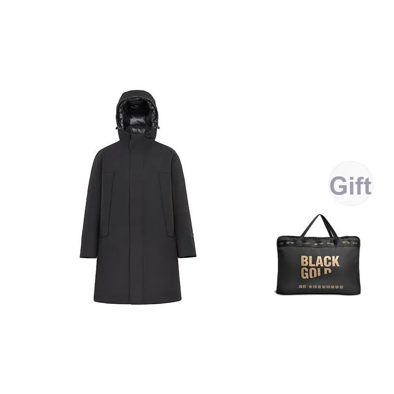 GOLDFARM Down Jacket Unisex Black