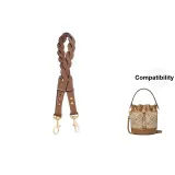 [Brown Compatibility]Underarm Twisted Fried Dough Shoulder Strap 72-75cm