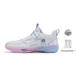 Cross 2.0 Mid White/Dolphin Blue+Badminton Socks