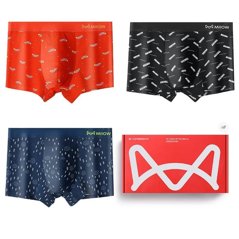MIIOW Underpants Men's Box 3 Pack-5