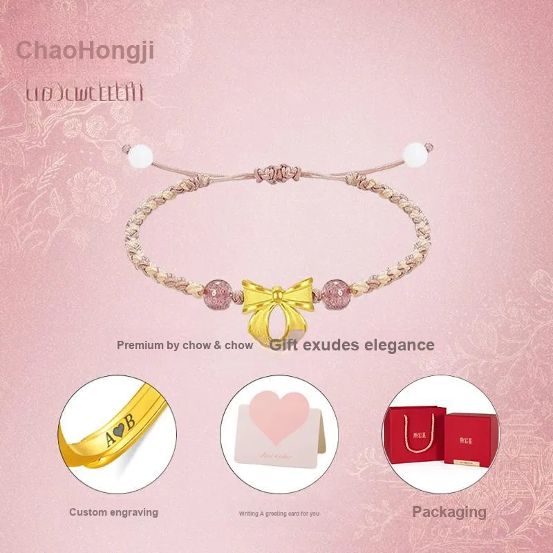 CHJ JEWELLERY Gold Bracelet Women's-2