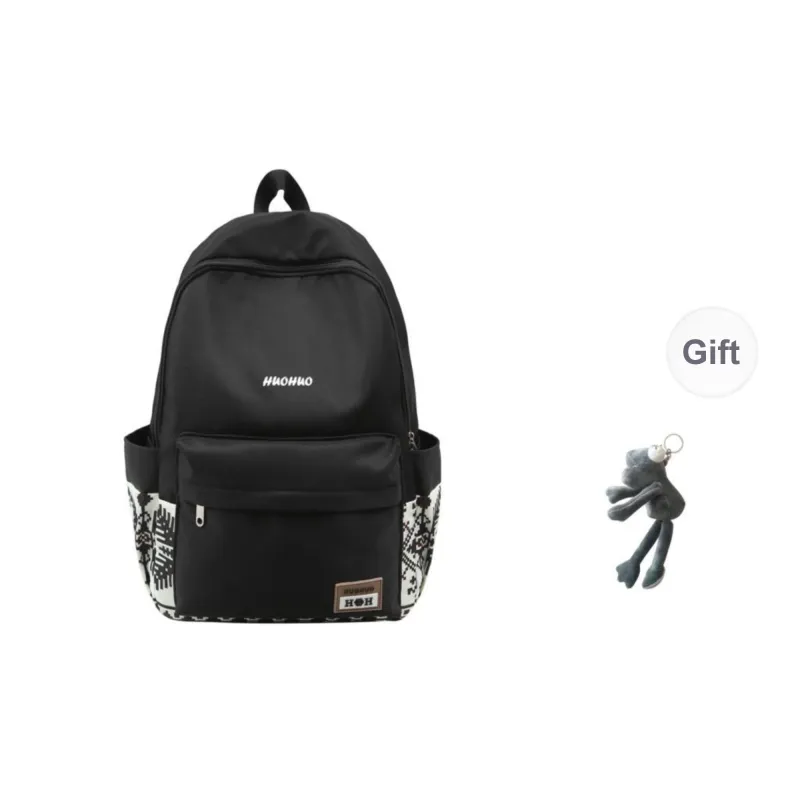 KAMLUI Nylon Backpack Regular Unisex White/Gray/Black/Pink/Coffee/Green-14