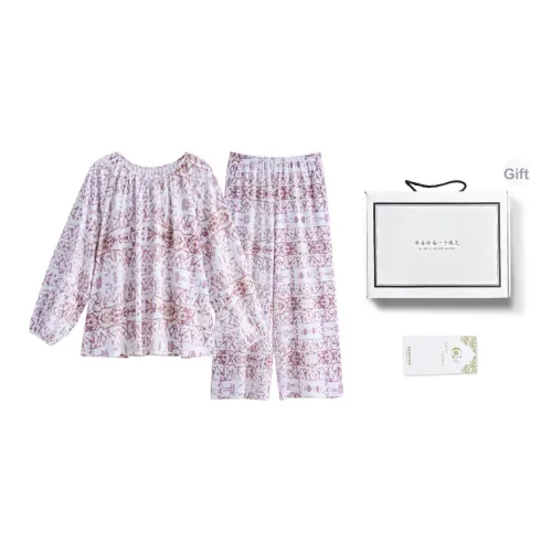 Song Qianya Пижамы Подарочная коробка Женские Фиолетовые