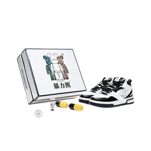 Violentbear Slip-resistant Abrasion-resistant High Top Casual Shoes Unisex Violentbear Противоскользящие Износостойкие Высокие Топы Повседневная Обувь Унисекс