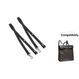 Black Leather Strap ([Adjustable 64-80cm])