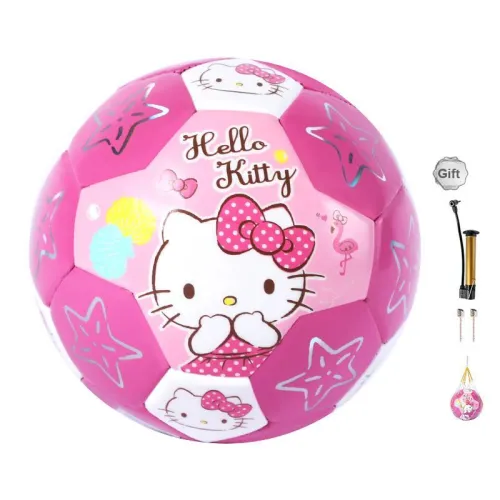 MESUCA Size 3 Soccer PVC Machine Stitched Soccer Ball Kids' Pink