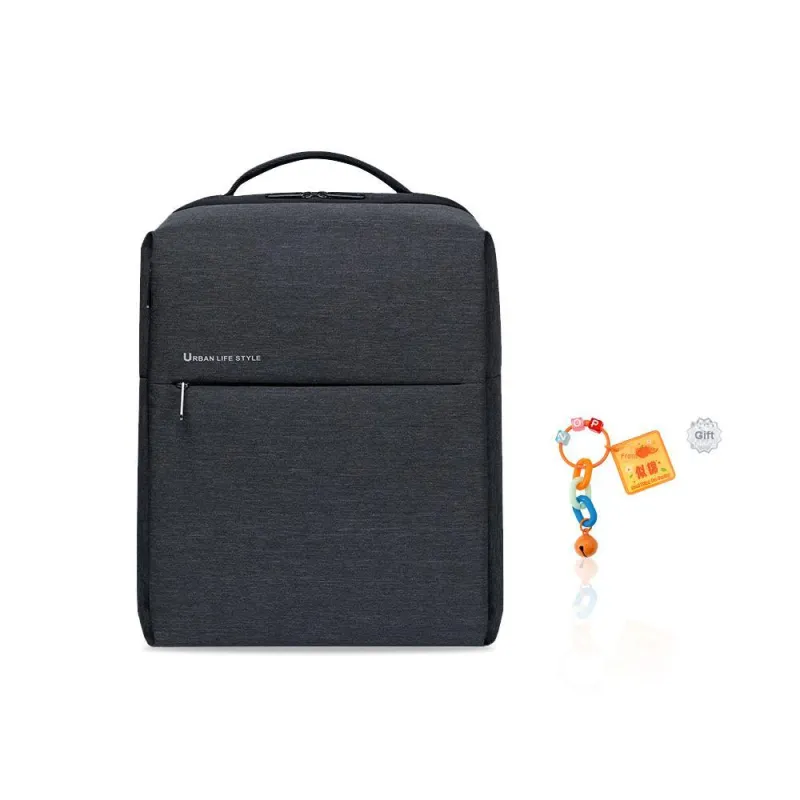 MI Polyester Laptop Backpack Large Size Unisex Dark Gray/Light Gray-10