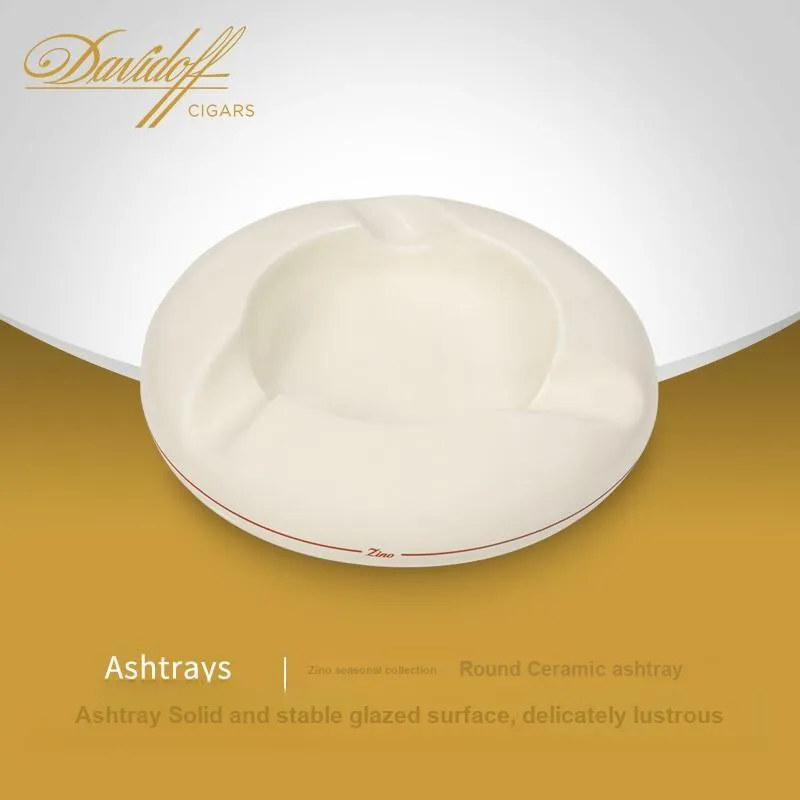 DAWEIDUFU ZINO Collection Ceramic, Round, Collection Ashtray For Cigarettes-1