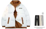 Brown/White (Comes with Fleece-Lined Casual Pants)