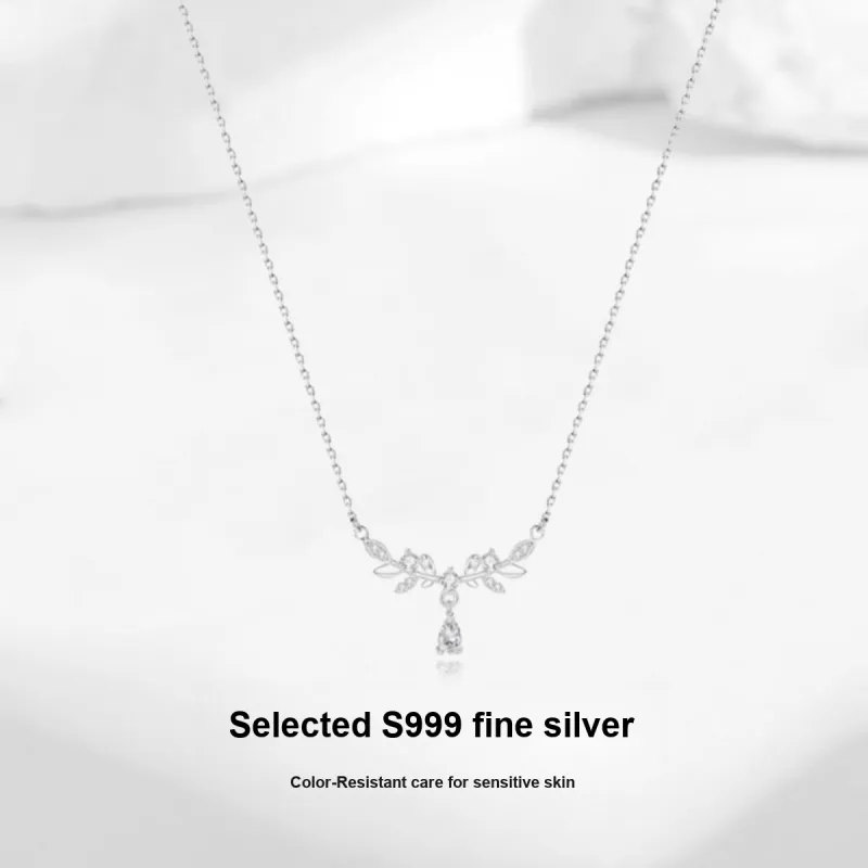 C&C S999 Fine Silver Necklaces Women's-2