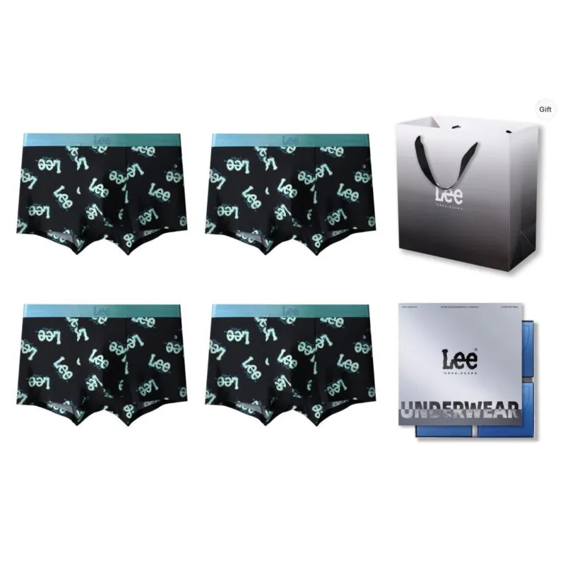 Lee Underpants Men's Gift Box Set Of 4-0