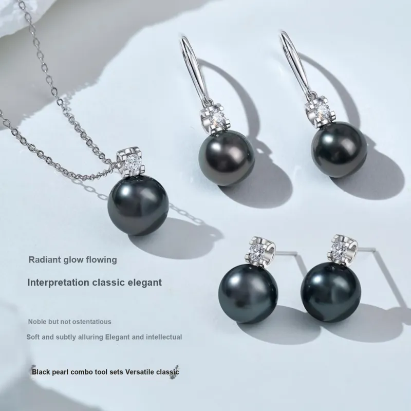 ME LUXE Pearl Stud Earrings, Exquisite And Elegant Women's-1