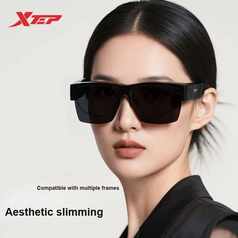 XTEP TR/Memory Plastic Square Sunglasses Unisex-1