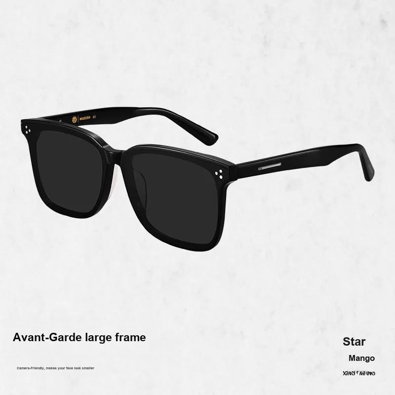 MUJOSH Astral Series Square Plate Frameless Floating Face Sunglasses Polarized Oversized Frame Sunglasses Unisex-9