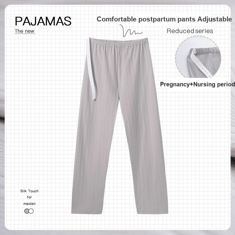 OUSHIBO Pajama Pants Women's Image Color-1
