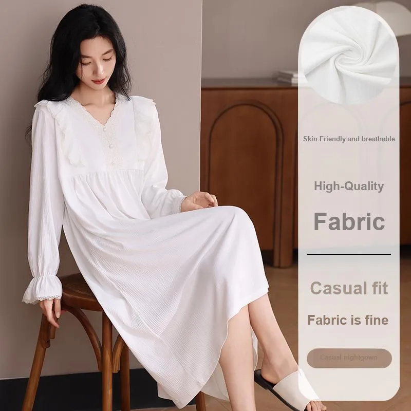 MADALLO Nightgown Women's White-1