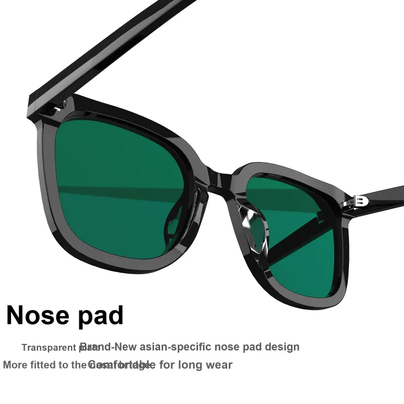 MID Plate And Metal Square Sunglasses Unisex-5