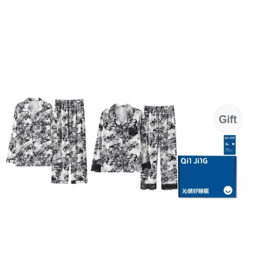 Qin Jing Pajama Set Unisex Ink-Wash