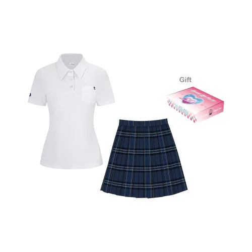 9 Кошка Лакомства Sticks UNIFORM Женская Одежда Комплект Топ+Юбка