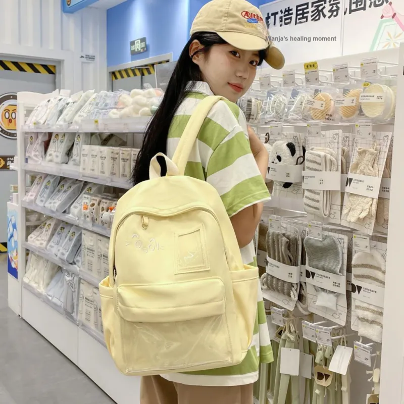 URBAN FOREST Nylon Backpack Unisex Multicolor-12
