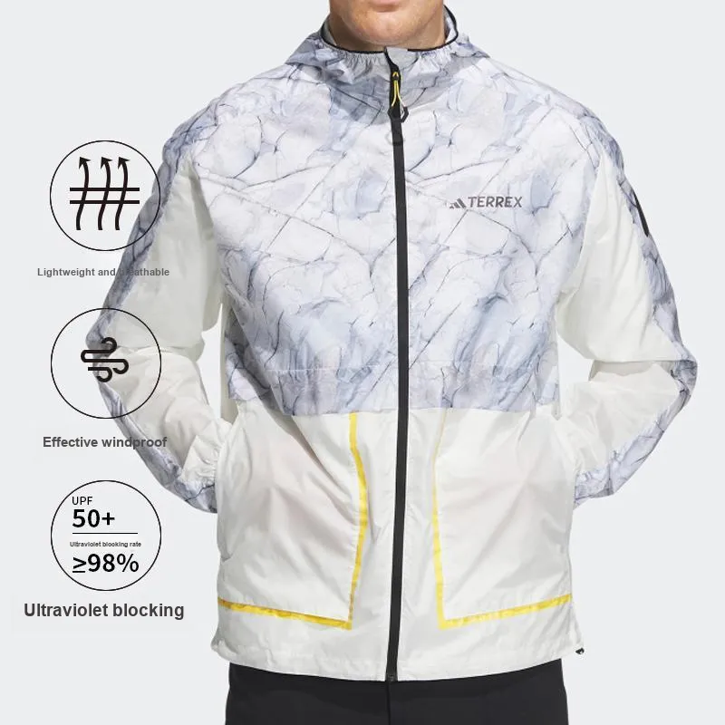 Adidas Breathable Sun Protection Clothing Men's White-5