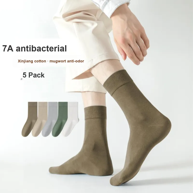 FIRS Mid Calf Socks Men's 5 Pack-7