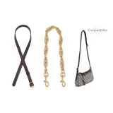 Ophidia Brown Strap Extender+Gold-Tone Twist Chain