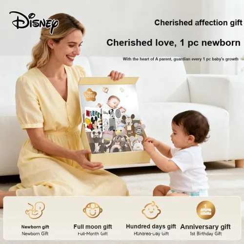 Disney Baby Newborn Коробка Full Moon Малыш Подарочный набор для новорожденных Развивающие игрушки