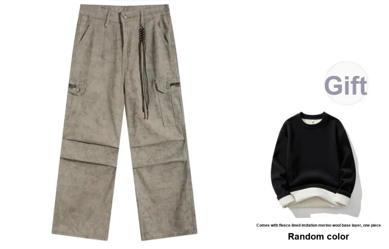 Qnxeey Cargo Pants Unisex-7