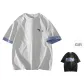 White Heather Gray Short-Sleeved Shirt (Includes Black T-Shirt)