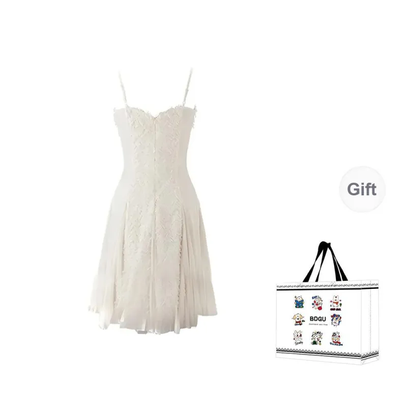BDGU Slip Dresses Women's Apricot-1