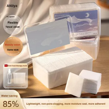 NILIYA Lightweight Adjustable Wet Towel Cotton Facial Hydrating Specialized 200 Pcs/Box