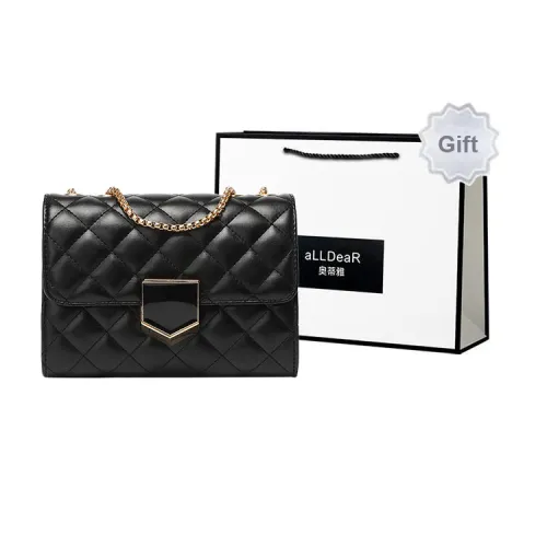 ALLDeaR Handbags Black+White Shopping Bag