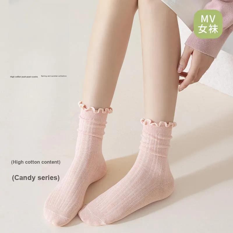 AOKANG Mid-Calf Socks Women's 3 Pack-27